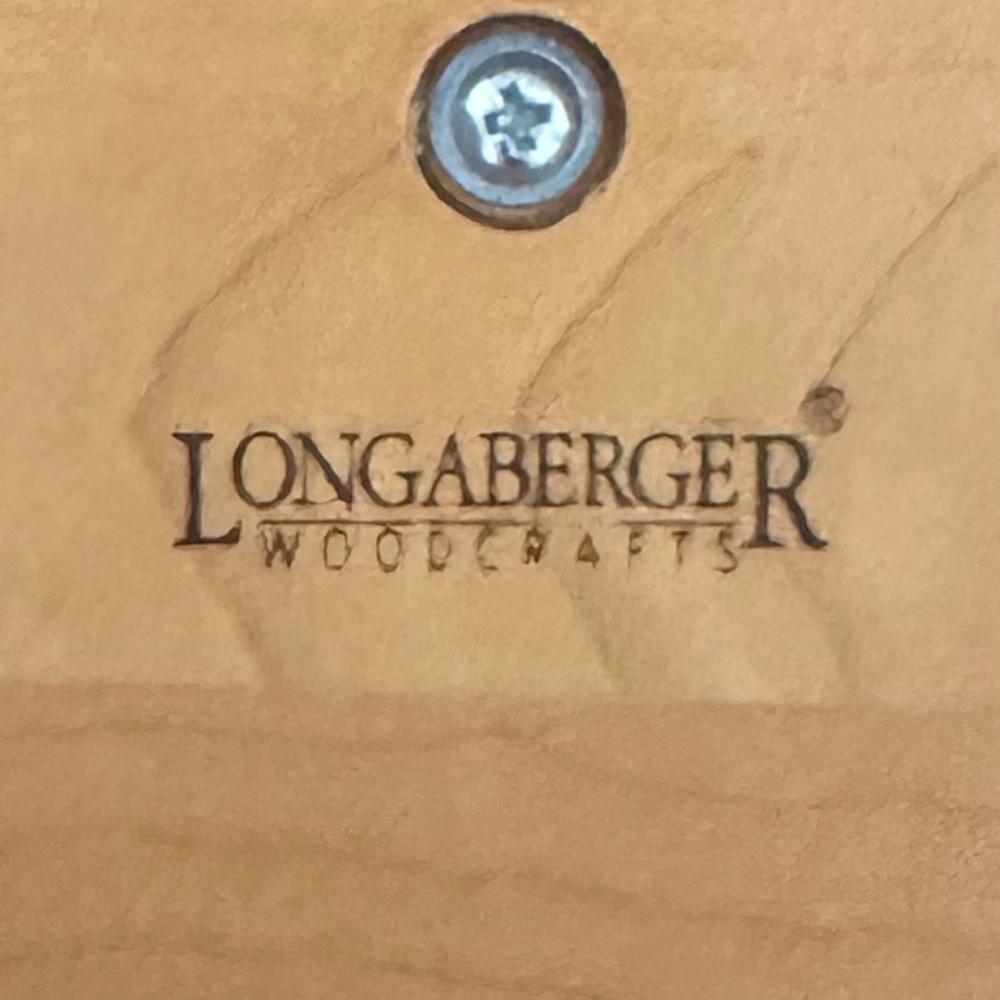 Longaberger 2001 Pumpkin Patch Basket with Lid & Bread Basket Orchard Park Plaid - Picture 4 of 16